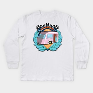 I Love Caravans Kids Long Sleeve T-Shirt